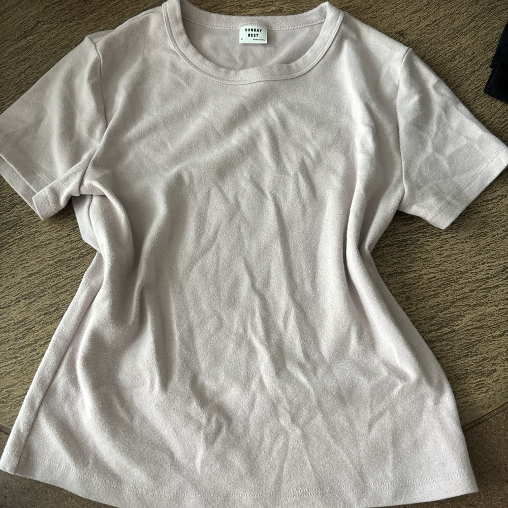 Sunday Best Light Pink Short Sleeve Tee